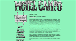 Desktop Screenshot of motelcampo.ch